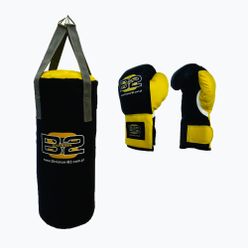Zestaw bokserski dla dzieci Division B-2 worek 7 kg + rękawice bokserskie 6oz czarne DIV-JBS0002
