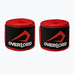 Bandaże bokserskie Overlord elastyczne czerwone 200001-R/350