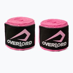 Bandaże bokserskie Overlord elastyczne różowe 200001-PK/350