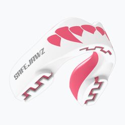 Ochraniacz szczęki SAFEJAWZ Extro Series biało-różowy SJFANGZPIA