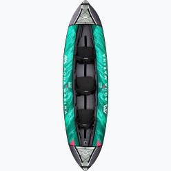 Kajak pompowany 3-osobowy 12’6″ AquaMarina Recreational Kayak zielony Laxo-380
