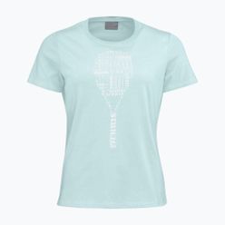 Koszulka tenisowa damska HEAD Typo jasnoniebieska 814512