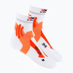 Skarpety do biegania męskie X-Socks Marathon 4.0 U pomarańczowo-białe RS11S19U-W017