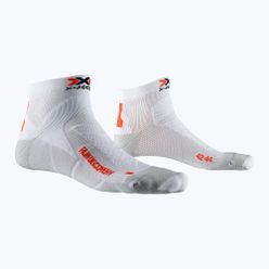 Skarpety biegowe X-Socks Run Discovery biało-szare RS18S19U-W008