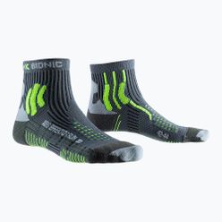 Skarpety biegowe X-Socks Xbs. Effektor Running szaro-zielone EF-RS01S21U-G086