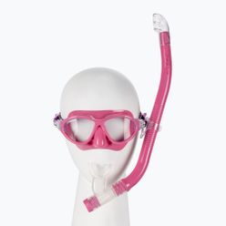 Zestaw do nurkowania dziecięcy Cressi Moon Kid + Top Light Maska + Fajka różowy DM200740
