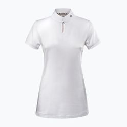 Koszula konkursowa polo damska Eqode by Equiline Doreen biała H56008
