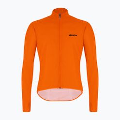 Kurtka rowerowa męska Santini Nebula Puro pomarańczowa 2W33275NEBULPUROAFS