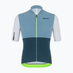 Koszulka rowerowa męska Santini Redux Istinto fluor green 2S94475REDUXISTIVFS