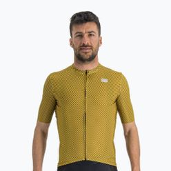 Koszulka rowerowa męska Sportful Checkmate żółta 1122035