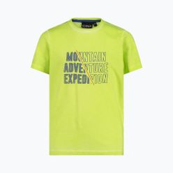 Koszulka trekkingowa dziecięca CMP zielona 39T7544/E474