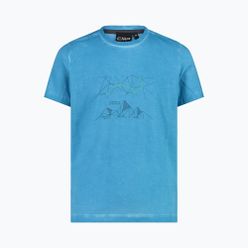 Koszulka trekkingowa dziecięca CMP niebieska 39T7544/L854