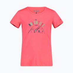 Koszulka trekkingowa dziecięca CMP różowa 38T6385/33CG