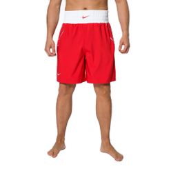 Spodenki bokserskie męskie Nike Boxing Short czerwone 652860-658