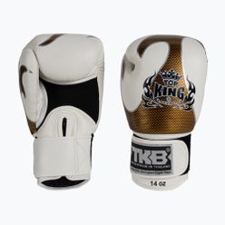 Rękawice bokserskie Top King Muay Thai Empower białe TKBGEM-01A-WH