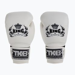 Rękawice bokserskie Top King Muay Thai Super białe TKBGSV-WH