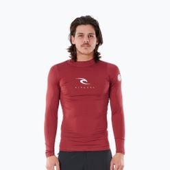 Koszulka do pływania męska Rip Curl Corps LSL UV bordowa WLE3QM