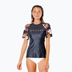 Koszulka do pływania damska Playabella Relaxed czarna 120WRV