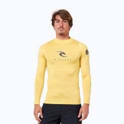 Koszulka do pływania męska Rip Curl Corps LSL UV żółta WLE3QM