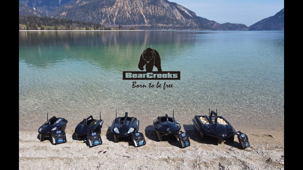 Łódka zanętowa BearCreeksiCatcher Bait boat 5.8GHz czarna BC.V3.LITH