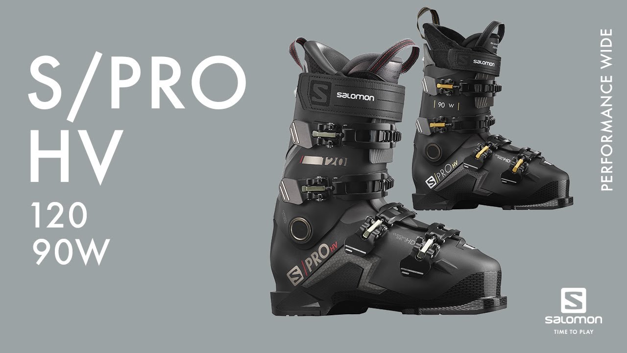 Buty narciarskie damskie Salomon S/Pro HV 90 W GW black/belluga/gold