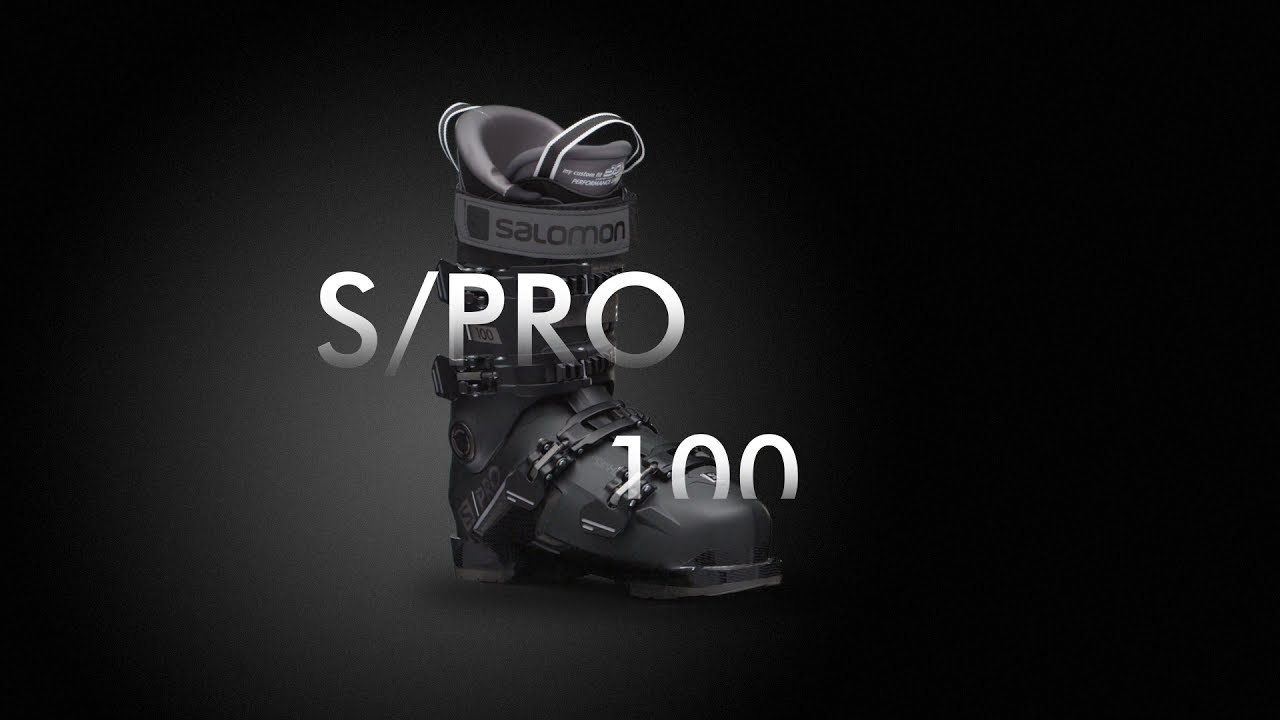 Buty narciarskie męskie Salomon S/Pro 100 GW black/belluga/dark silver metalic
