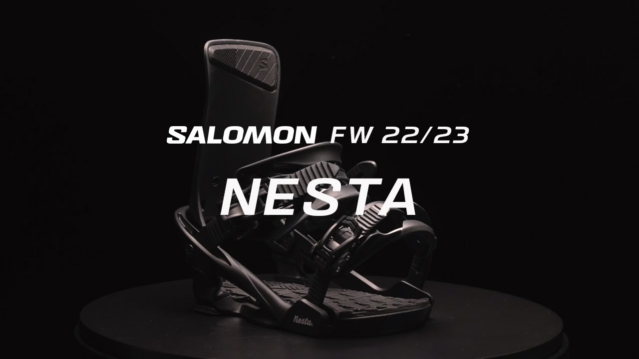 Wiązania snowboardowe damskie Salomon Nesta black