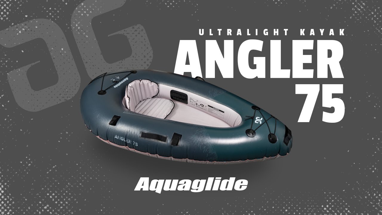 Kajak pompowany 1-osobowy Aquaglide Backwoods Angler 75 231 cm