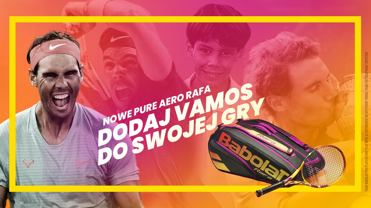 Rakieta tenisowa Babolat Pure Aero Rafa yellow/orange/violet