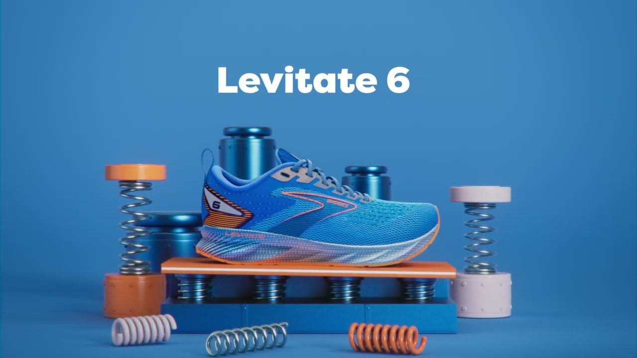 Buty do biegania męskie Brooks Levitate 6 classic blue/orange