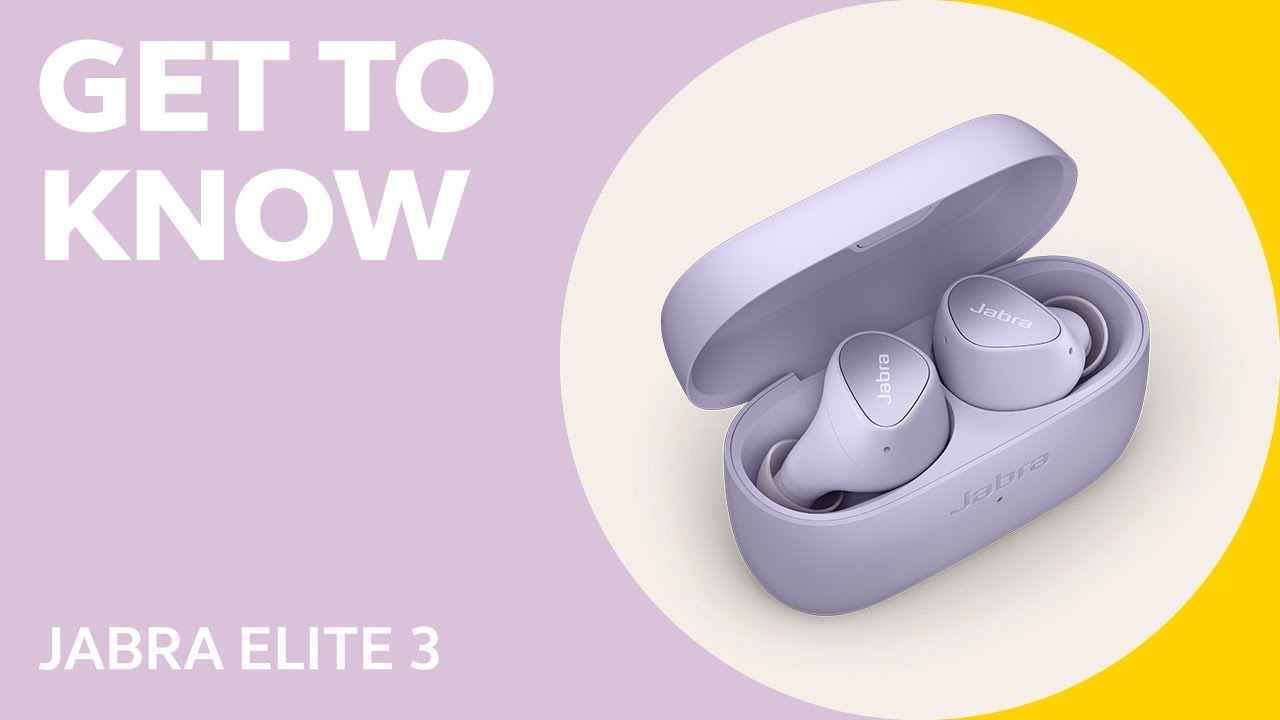 Słuchawki bezprzewodowe Jabra Elite 3 lilac