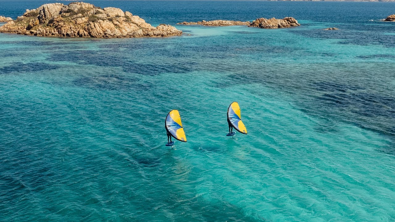 Deska do wingfoil + hydrofoil Unifiber Impulse 5'4 and 4.6 Wing, 2000 Front Wing Foil and Leash