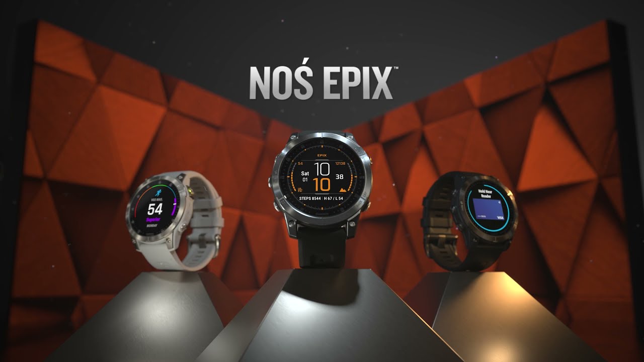 Zegarek Garmin Epix 2 Sapphire HRM Elevate Ox czarny 010-02582-11