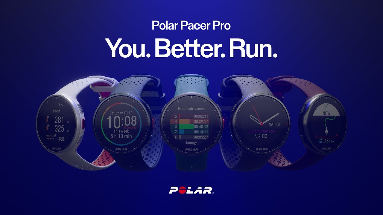 Zegarek Polar Pacer PRO bordowy PACER PRO MAR/PLUM